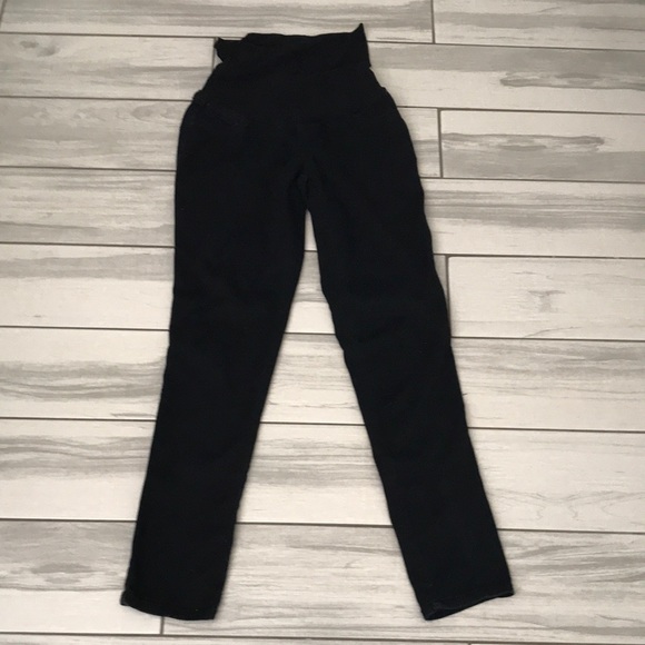 Motherhood Maternity Super Stretch Over The Belly Black Jeggings | S - Picture 2 of 11